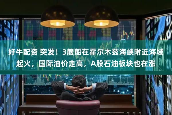 好牛配资 突发！3艘船在霍尔木兹海峡附近海域起火，国际油价走高，A股石油板块也在涨