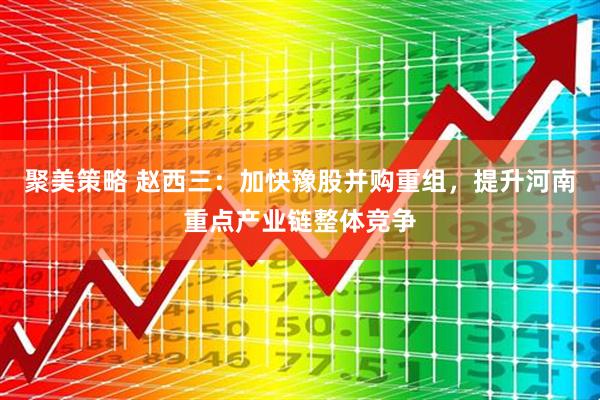 聚美策略 赵西三：加快豫股并购重组，提升河南重点产业链整体竞争