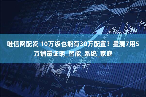唯信网配资 10万级也能有30万配置？星舰7用5万销量证明_智能_系统_家庭